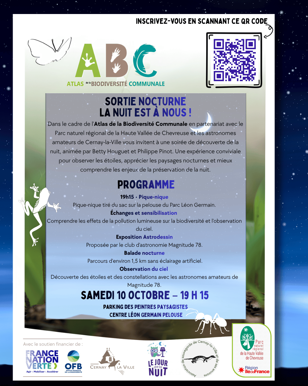 Sortie nocturne : La Nuit est à Nous ! 