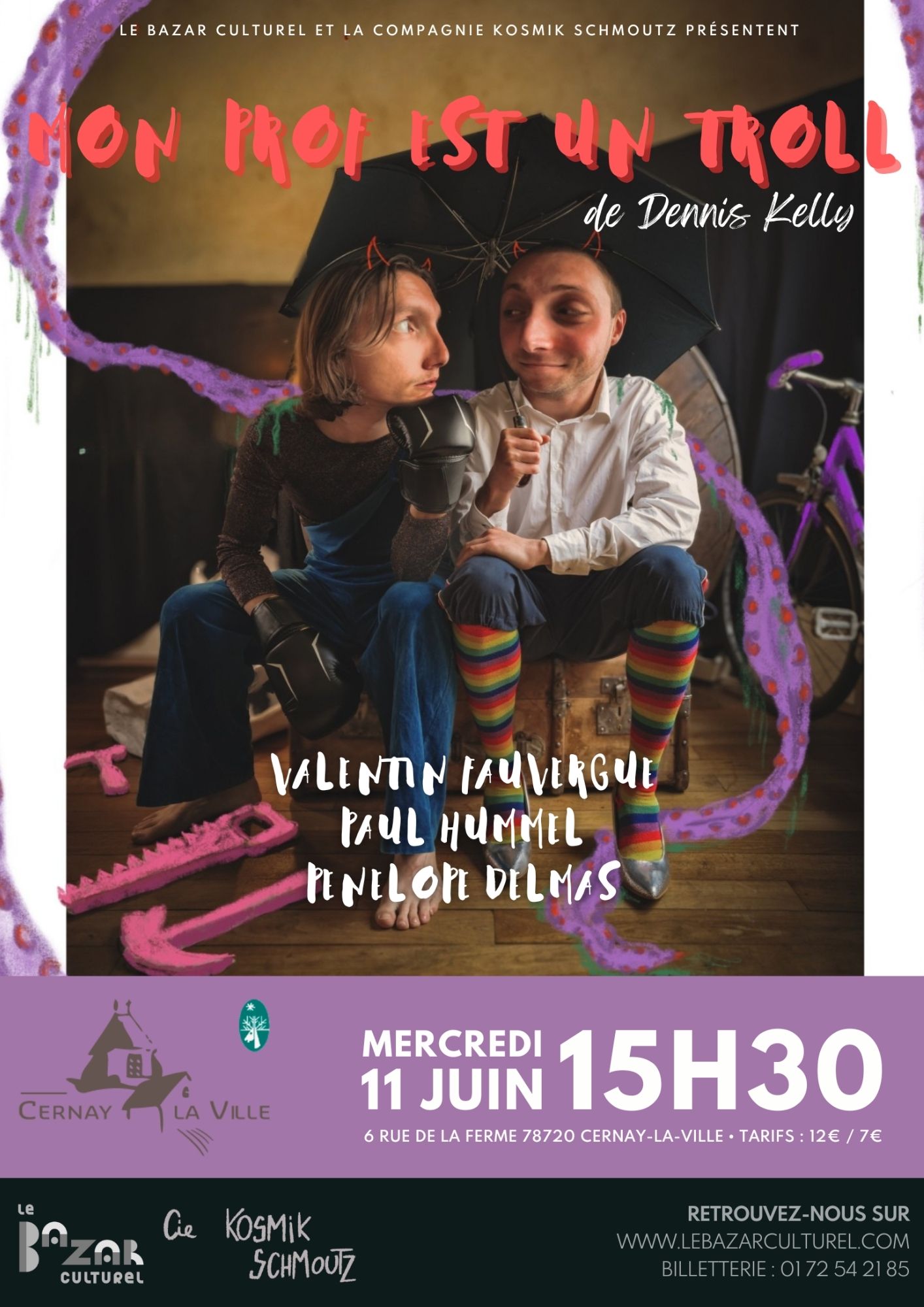 Spectacles à ne pas manquer en juin au Bazar Culturel !