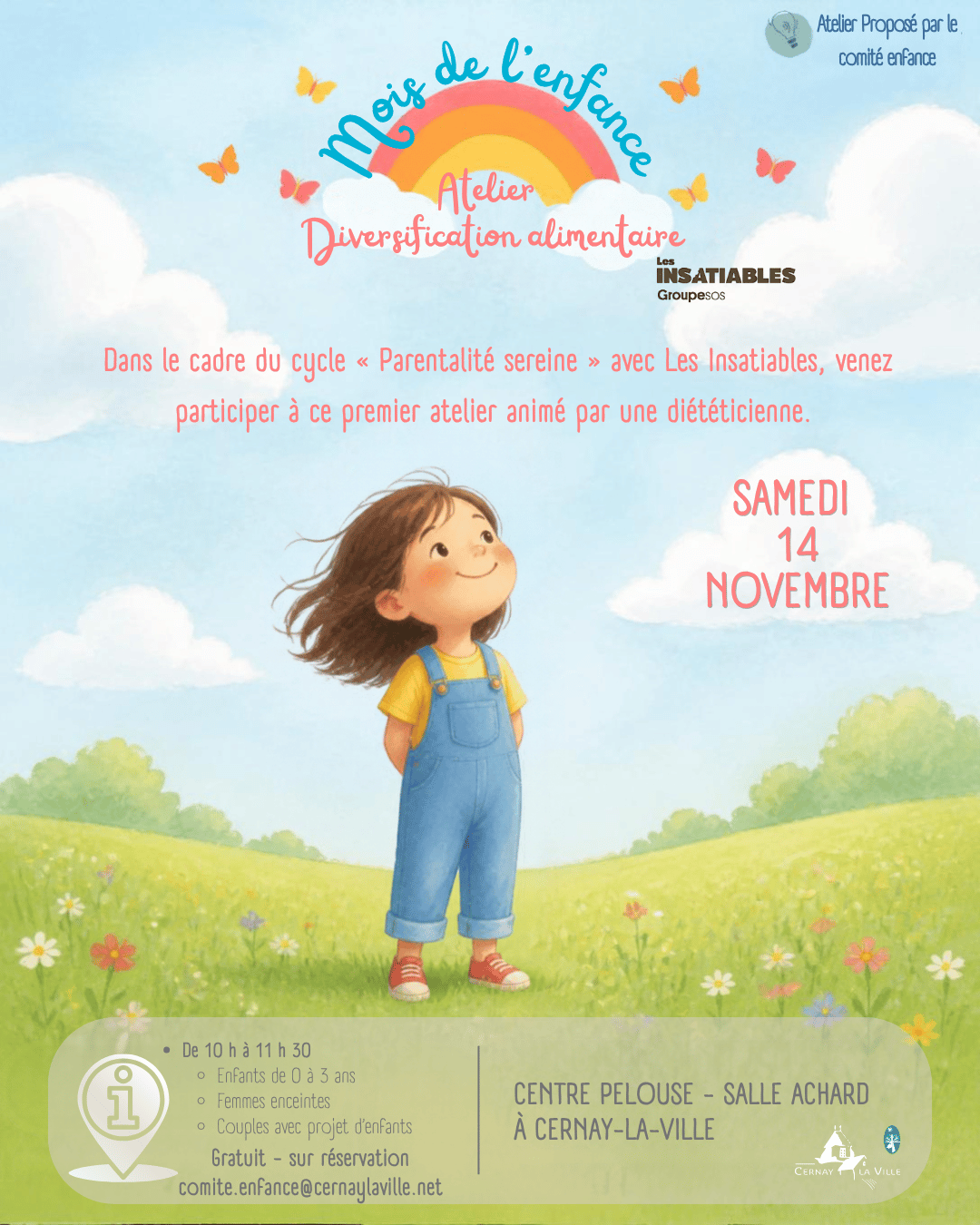Atelier Diversification Alimentaire 14novembre