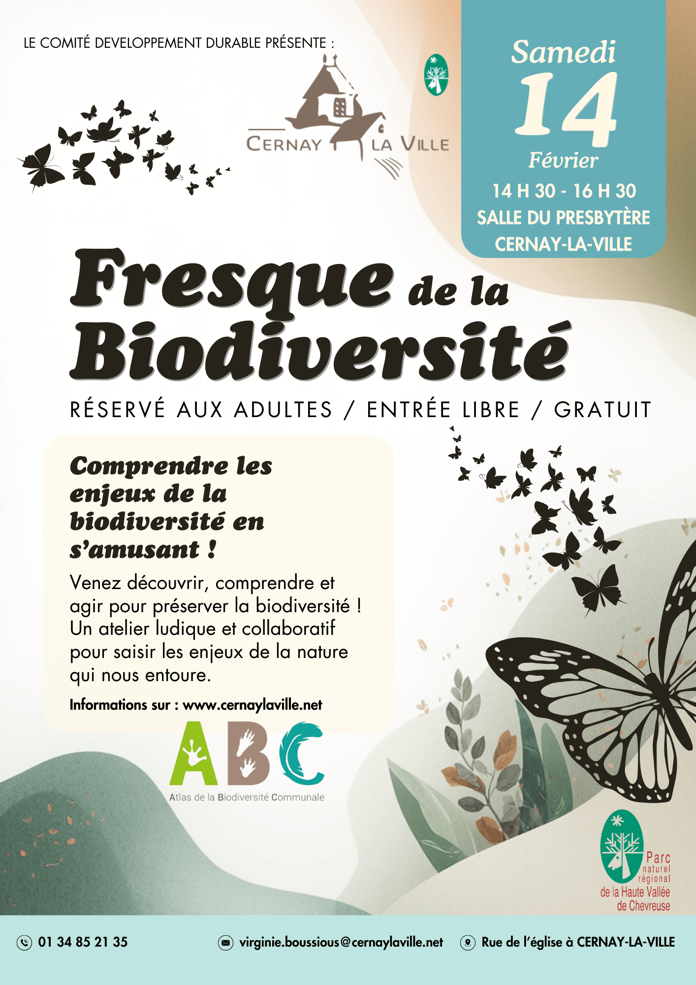Atelier Fresque de la Biodivesrité CernayLa Ville 14Février2026