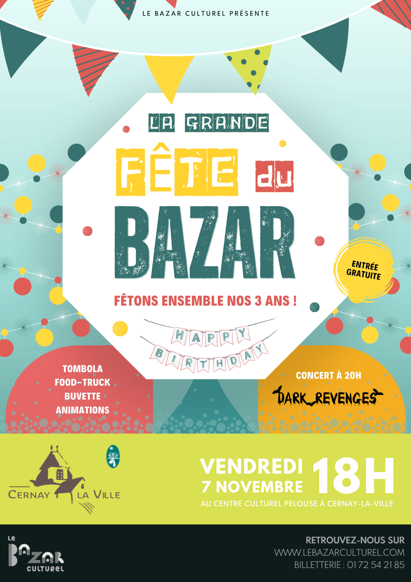 Vendredi 7 Novembre : La grande Fête du Bazar