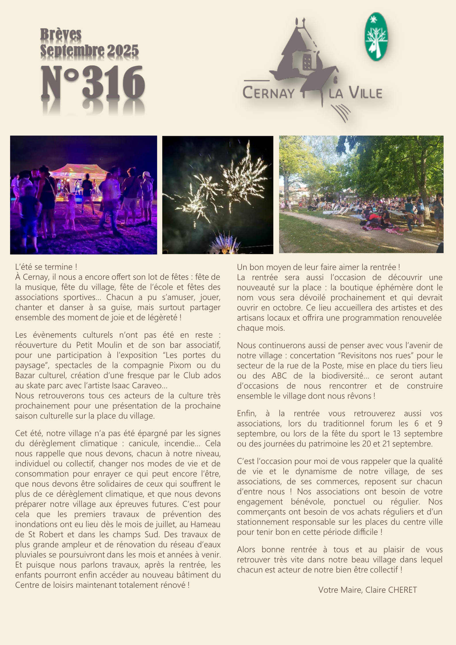 Brèves septembre 2025 