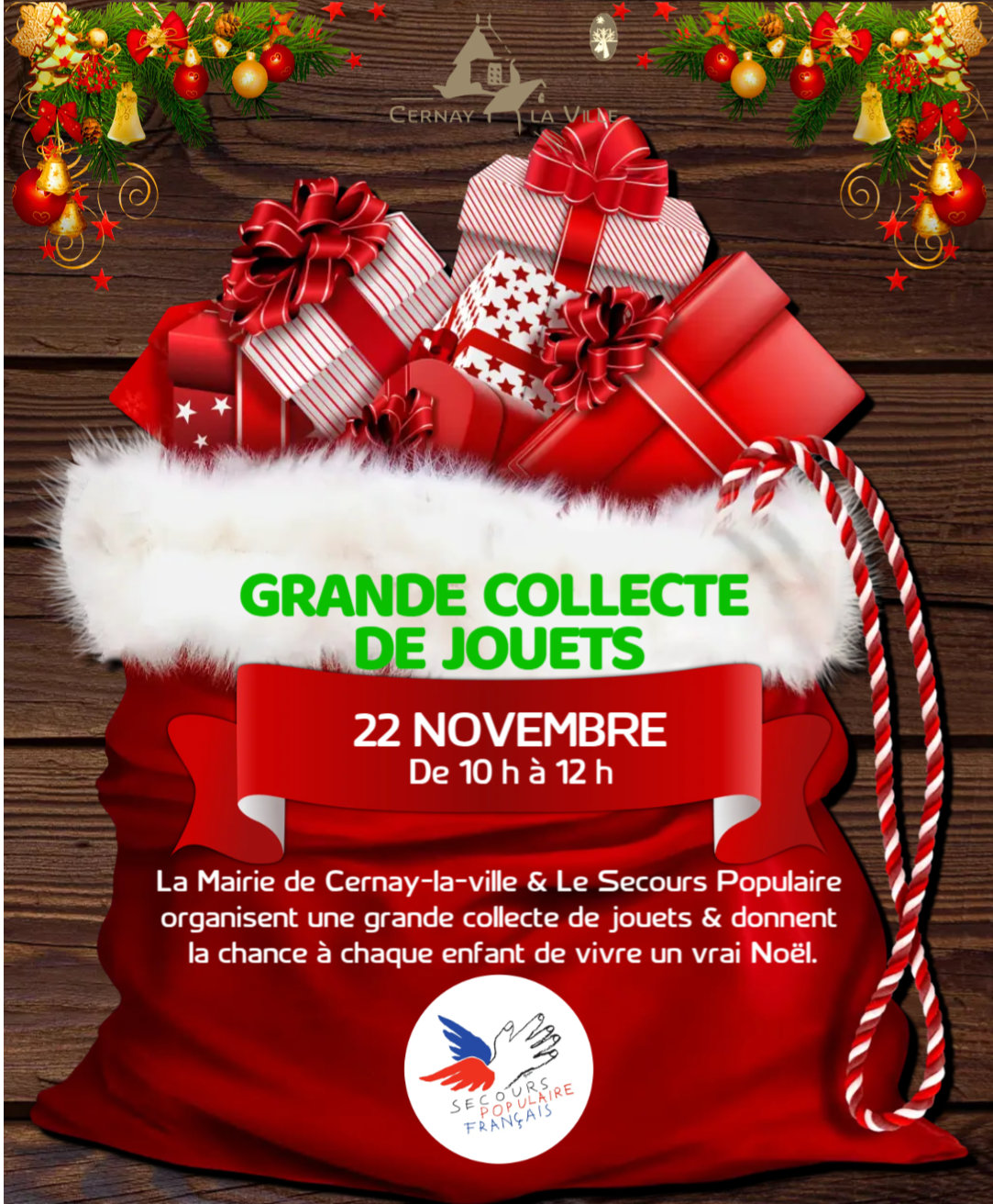 Samedi 22 novembre : Participez à la collecte de jouets !