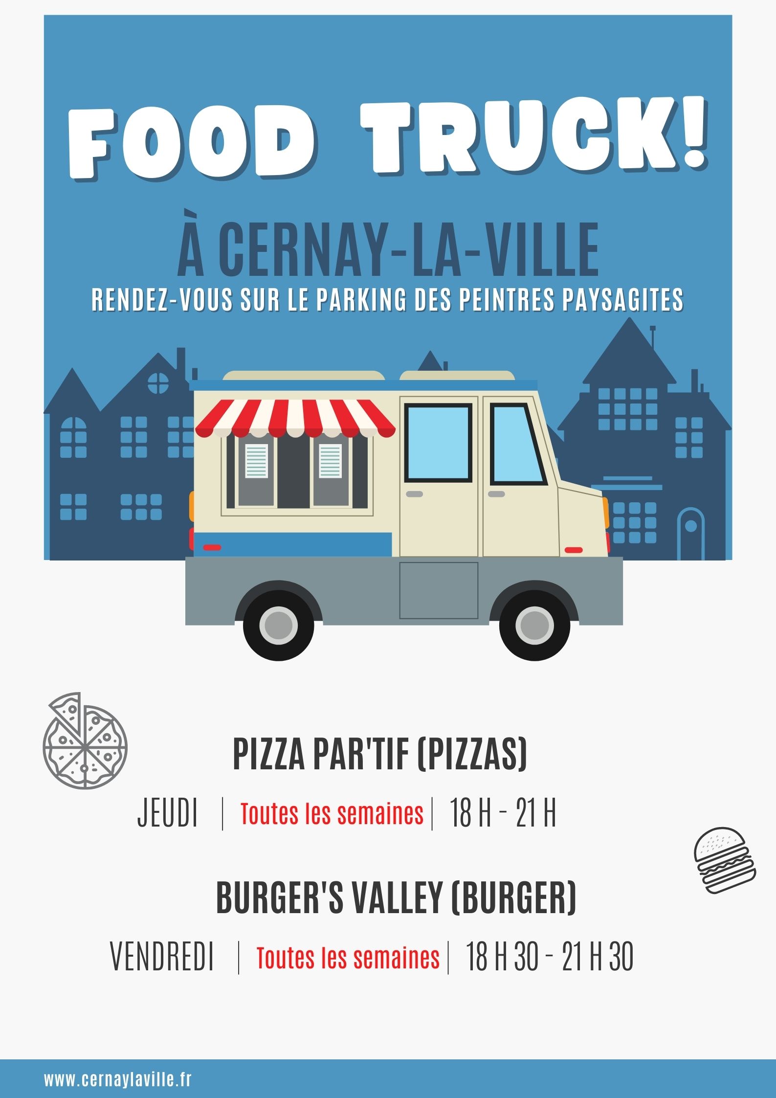 Commerces Food truck Cernay la Ville juillet2023