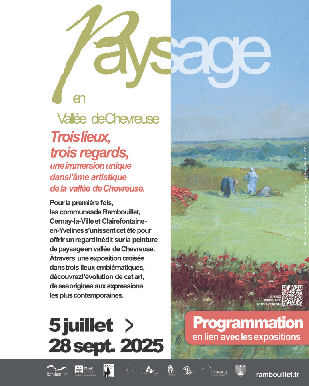 Exposition multi-sites : Le Paysage en vallée de Chevreuse