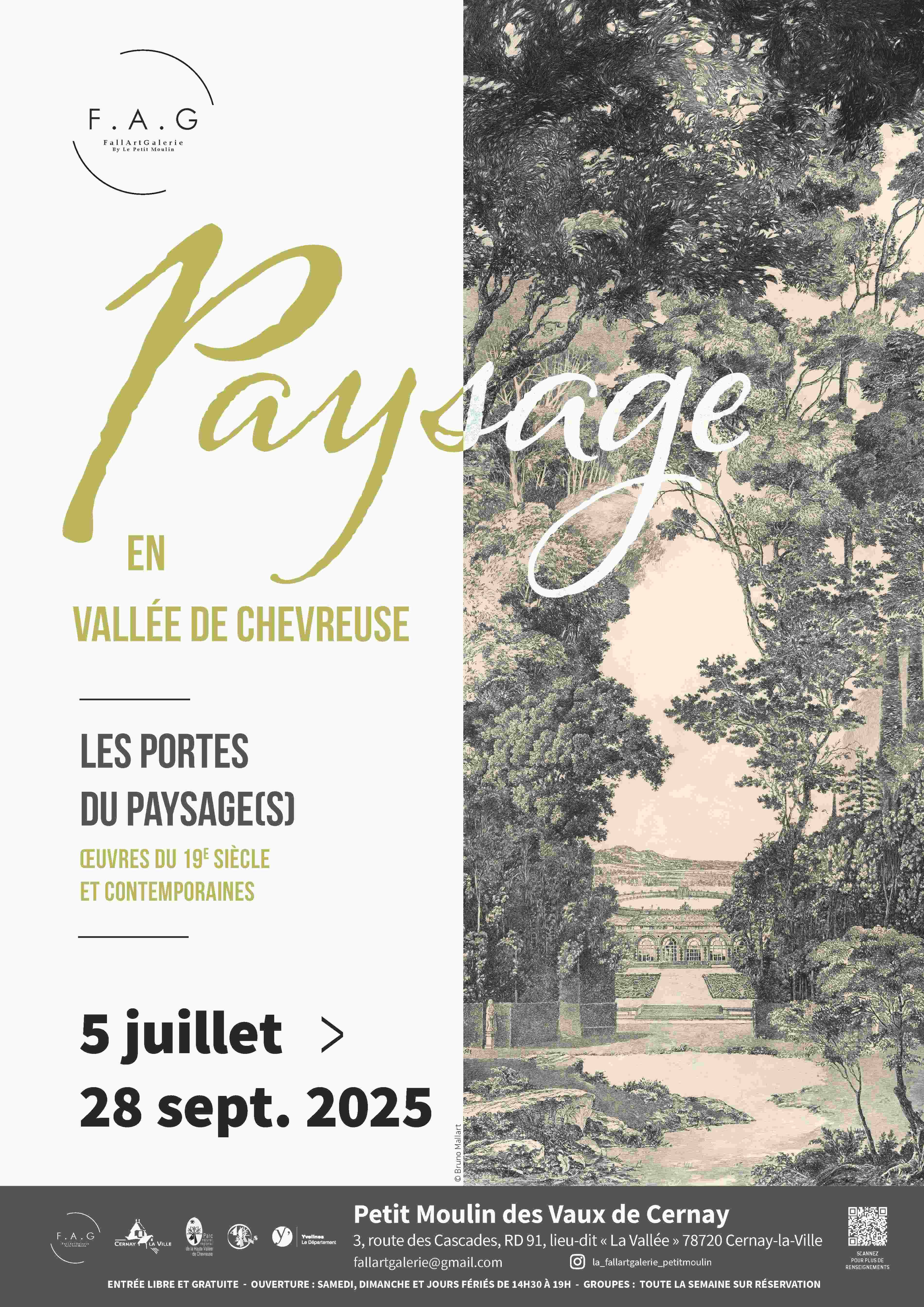Exposition multi-sites : Le Paysage en vallée de Chevreuse
