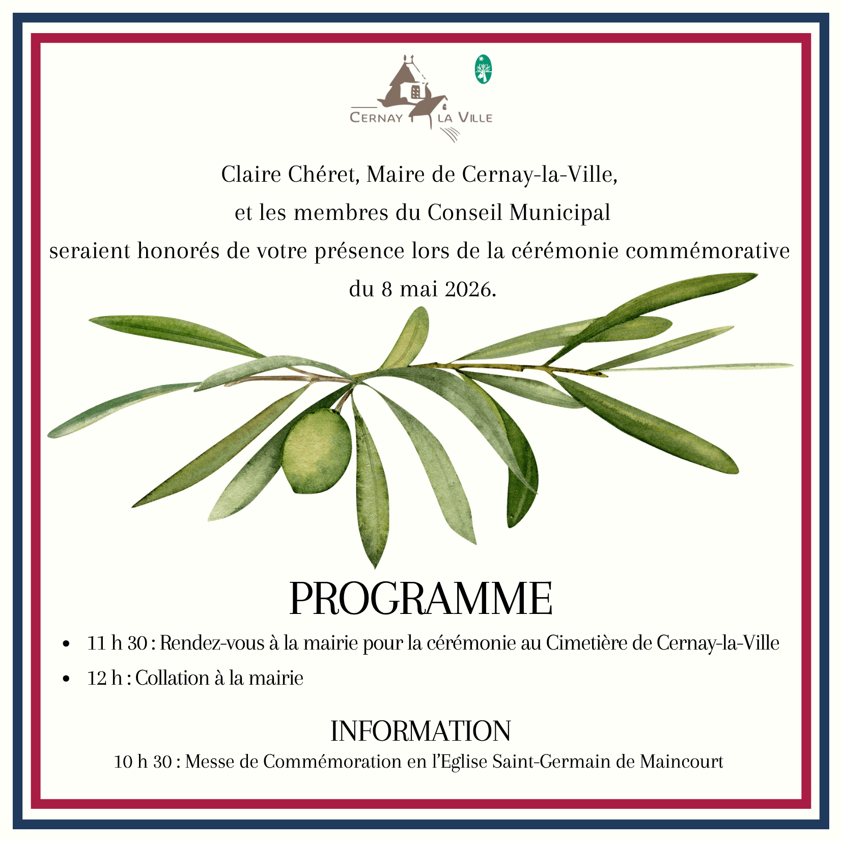 Commémoration du 8 mai  