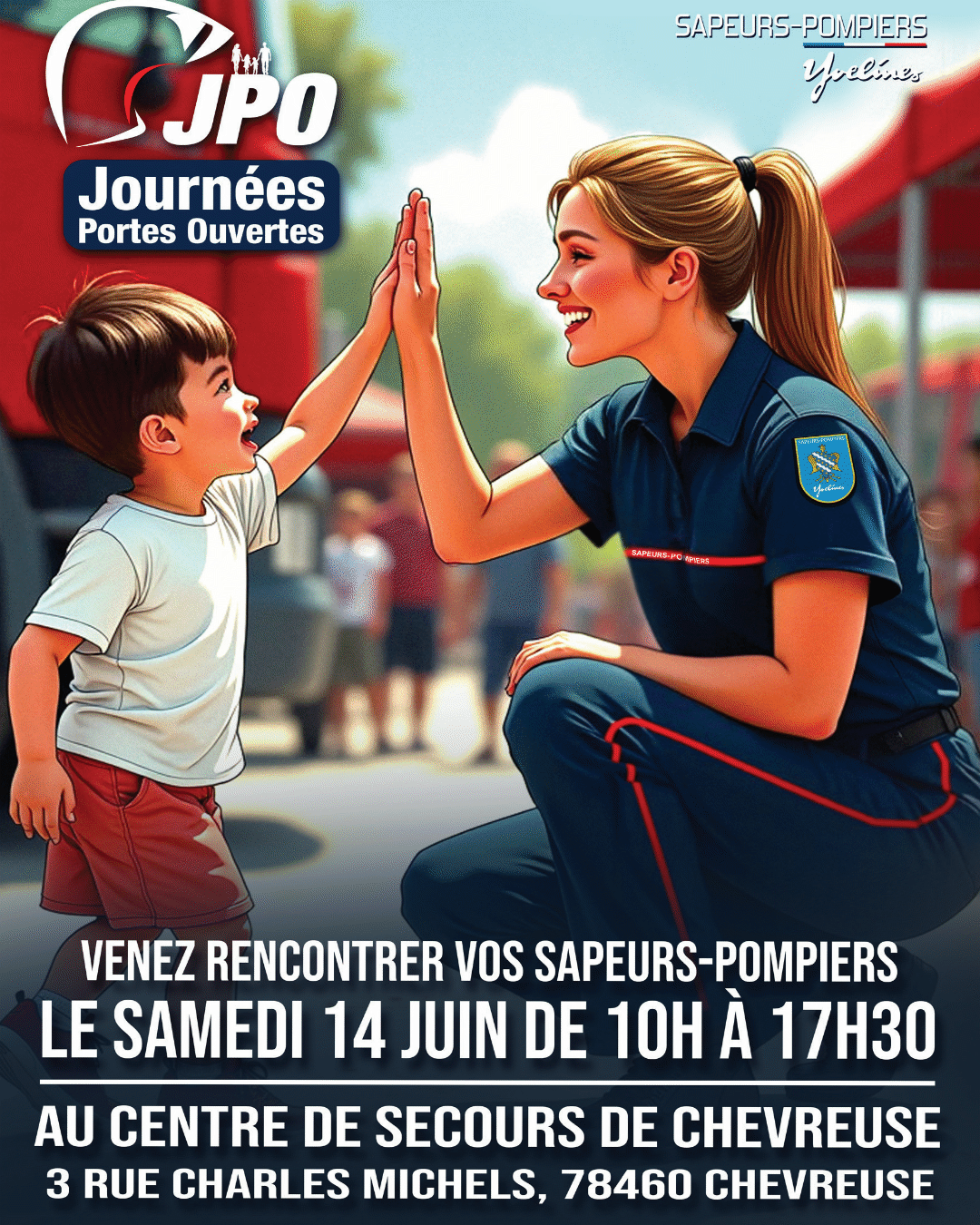 Journée Portes Ouvertes – 14 juin 2025 :  Plongez dans l’univers des sapeurs-pompiers !.