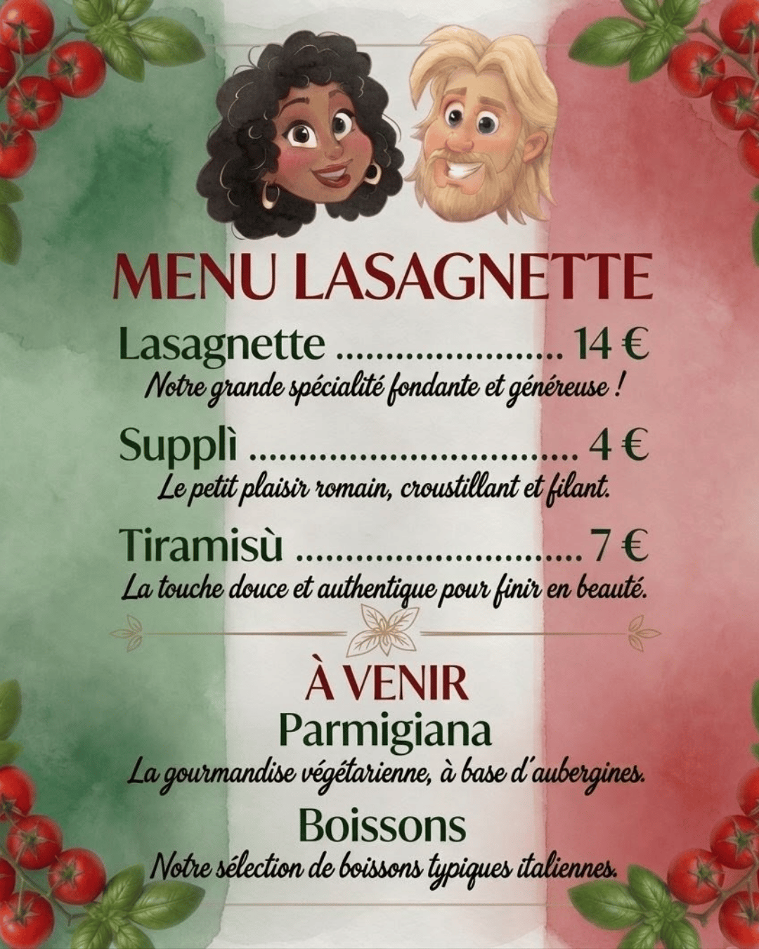 Lasagnette Carte