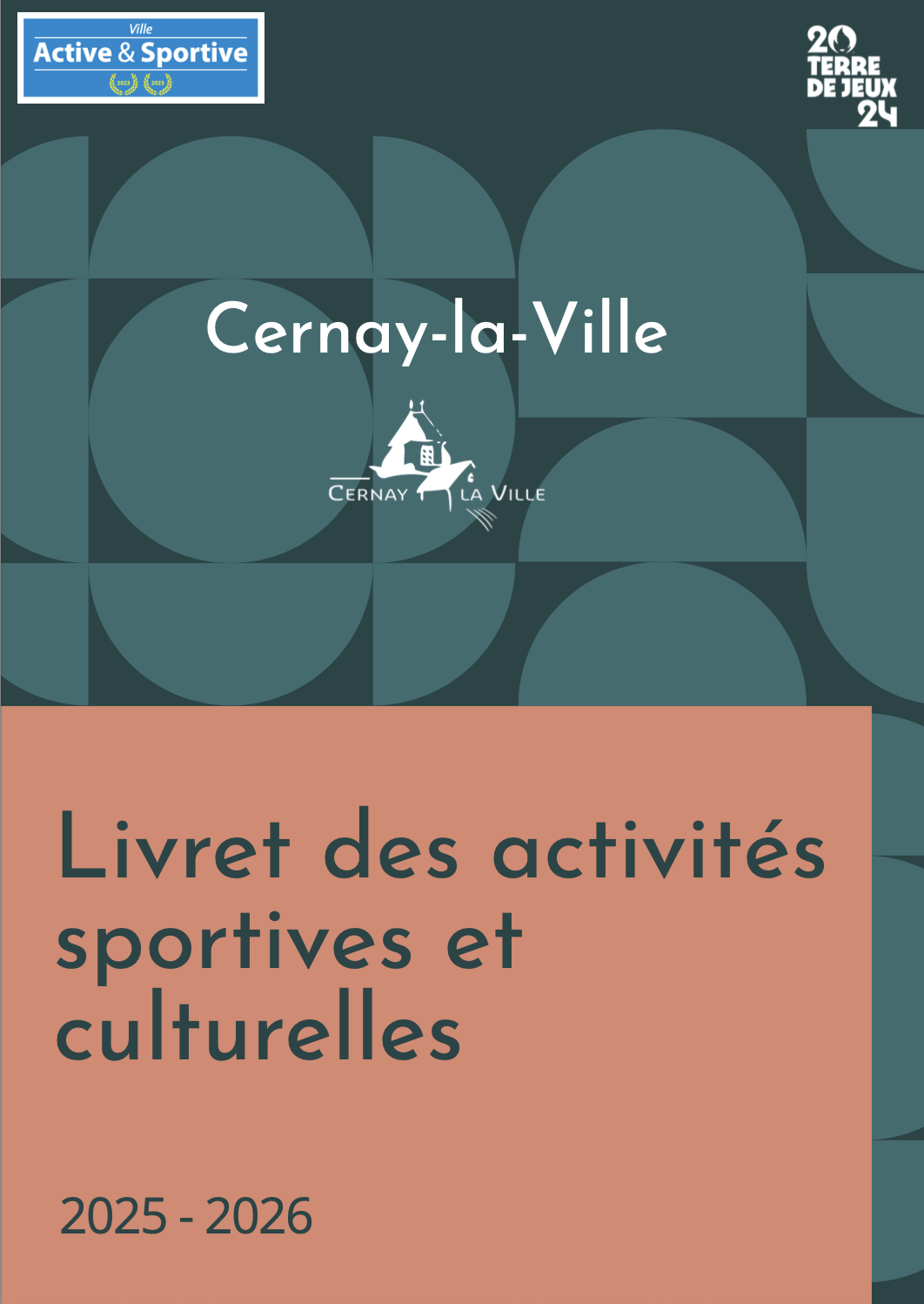 Page de garde du livret des activités 2025