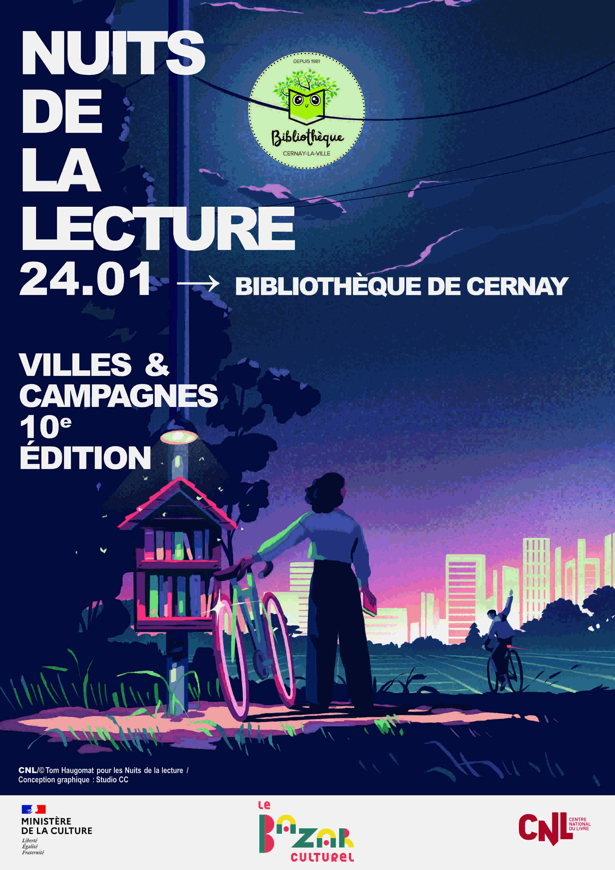 Samedi 24 janvier : Nuit de la lecture