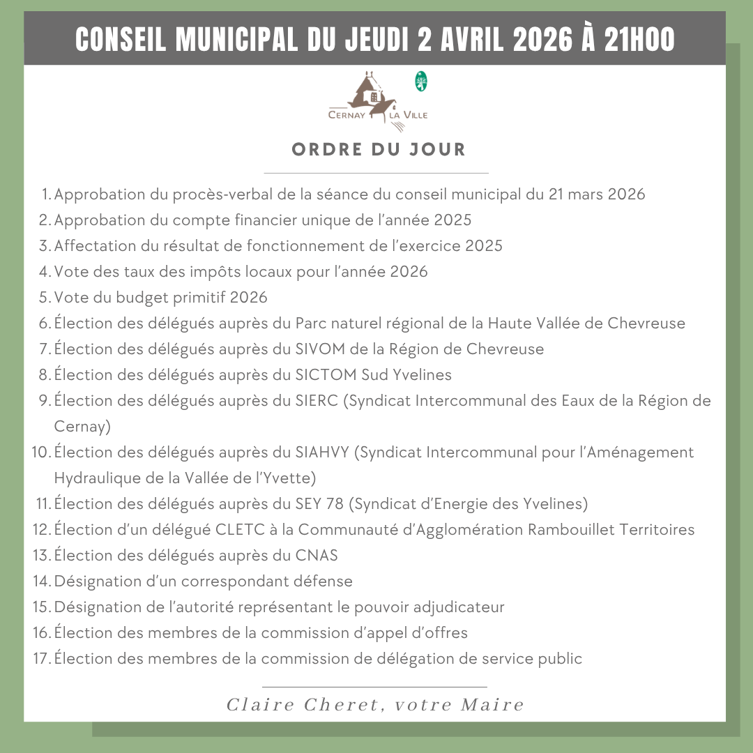 ODJ CONSEIL MUNICIPAL 2AVRIL2026