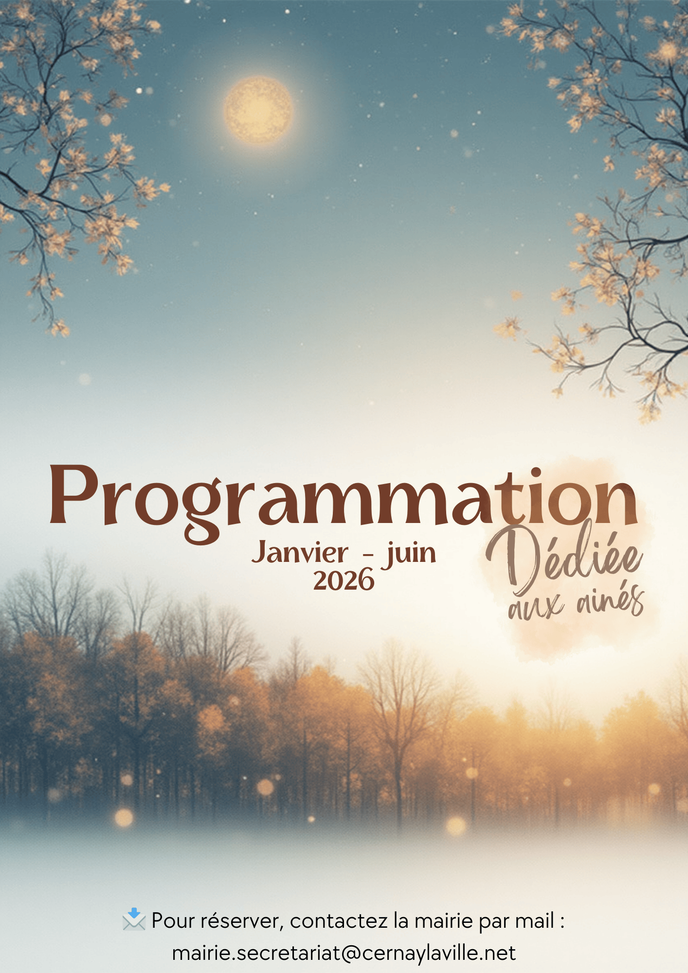 Janvier - Juin 2026 : Découvrez la programmation dédiée aux aînés !