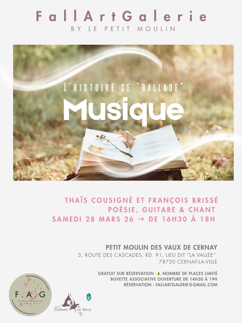 Samedi 28 Mars : Printemps des Poètes au Petit Moulin 