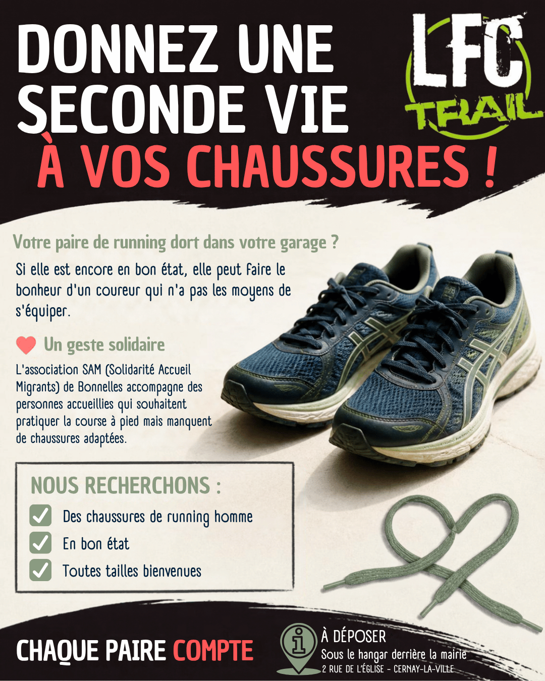 donnez une seconde vie à vos chaussures de running
