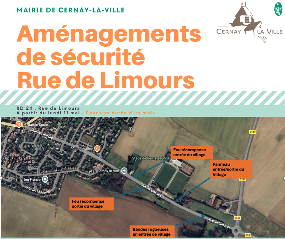  Aménagements de sécurité – Rue de Limours (D24)