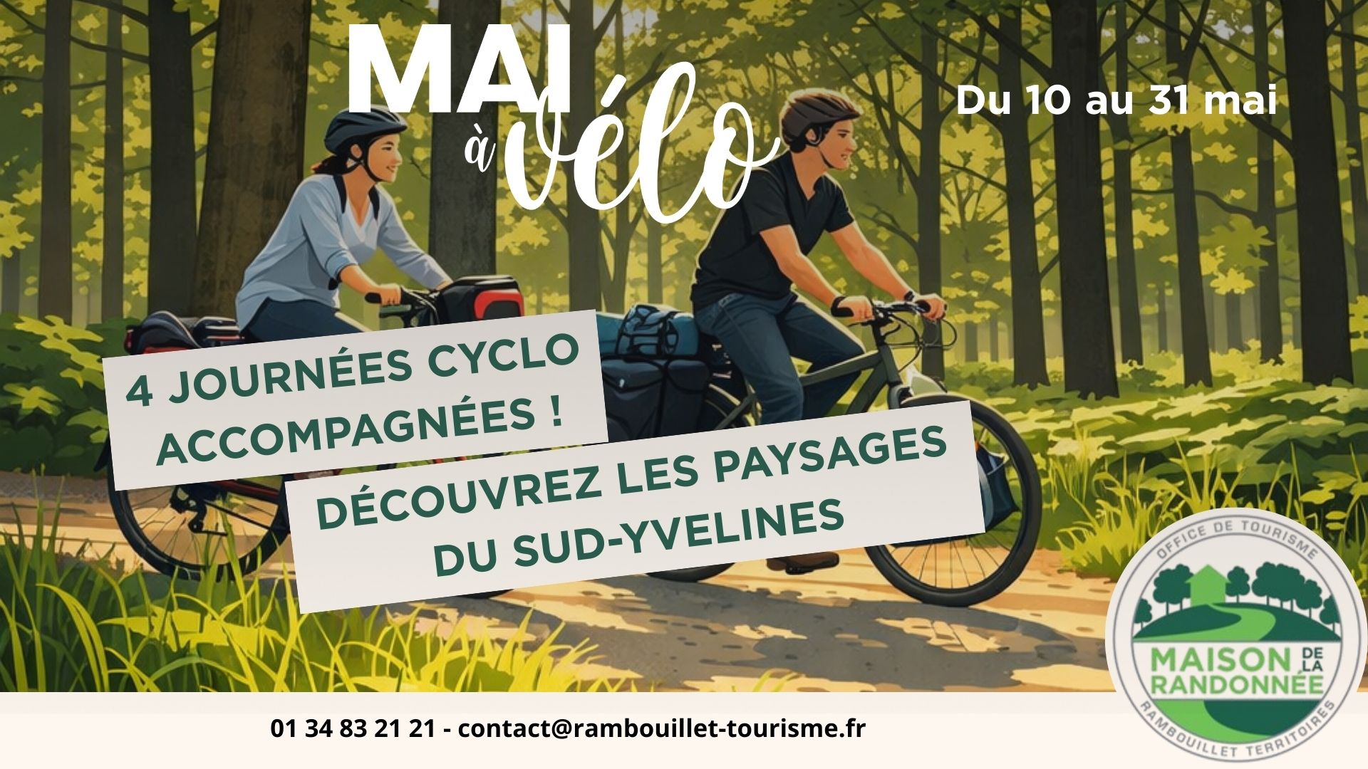 🚴‍♀️ Mai à vélo : pédalez, découvrez, profitez !