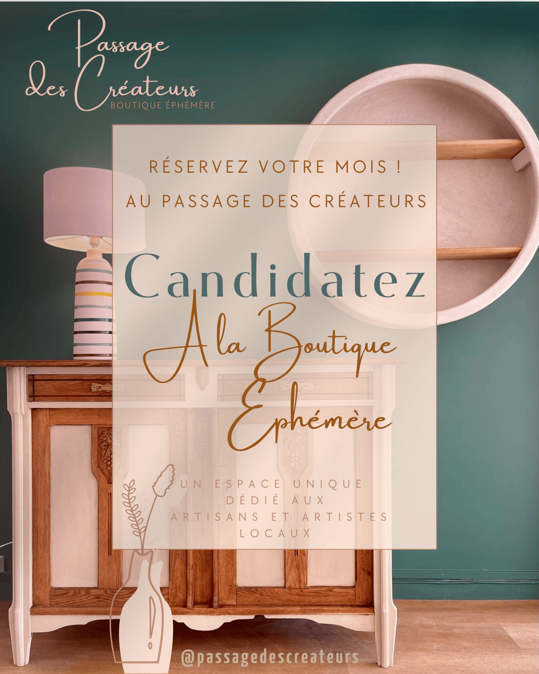 Boutique Ephémère : le mois d’avril s’est libéré au Passage des Créateurs.