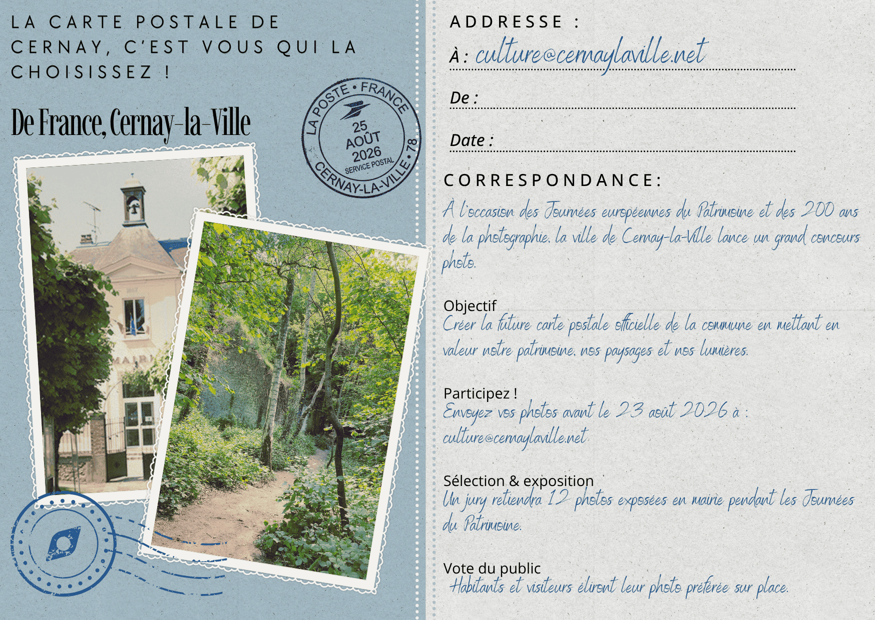  Concours photo : La carte postale de Cernay-la-Ville