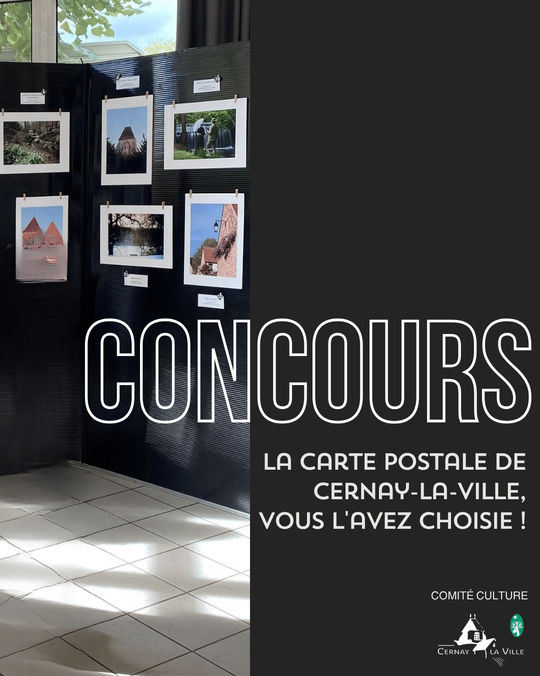 La carte postale de Cernay-la-ville, vous l'avez choisie !
