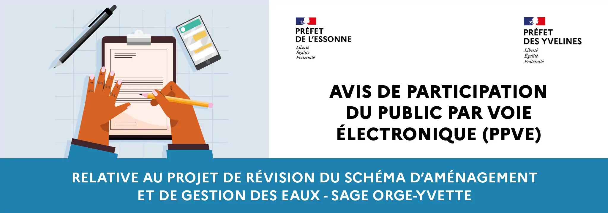 Avis de participation du public – Révision du SAGE Orge-Yvette