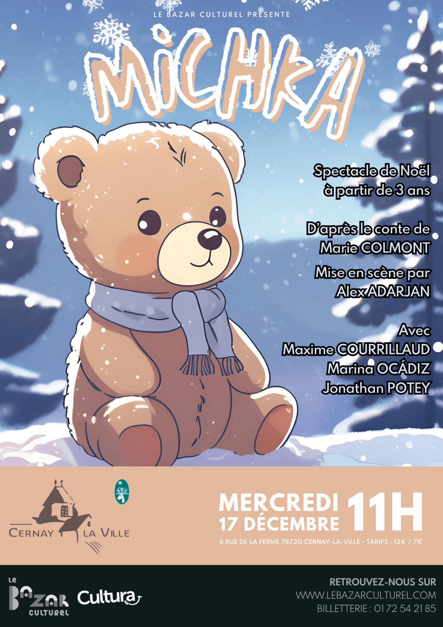 Spectacle à ne pas manquer au Bazar Culturel !  