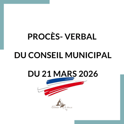 procès verbal du conseil municipal 21 mars2026